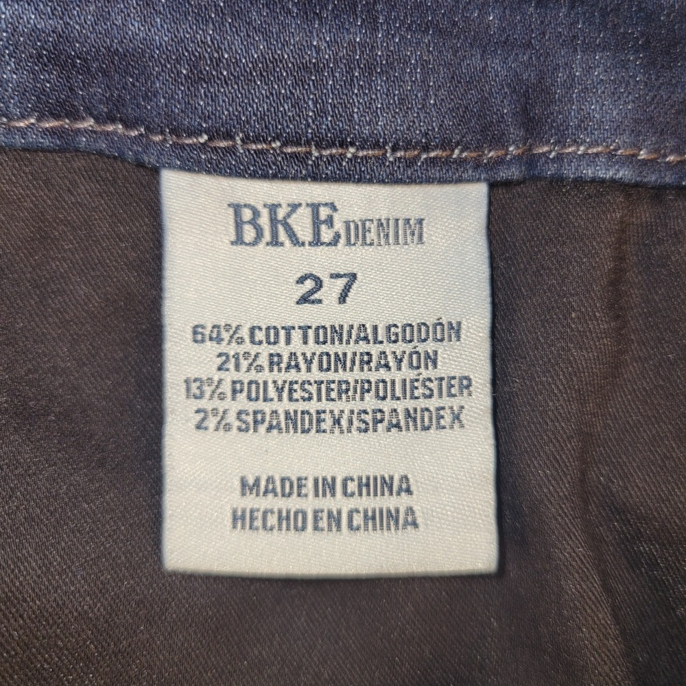Buckle BKE Jeans Womens 27‎ Blue Parker Universal Fit High Rise Skinny Ankle - Picture 5 of 7